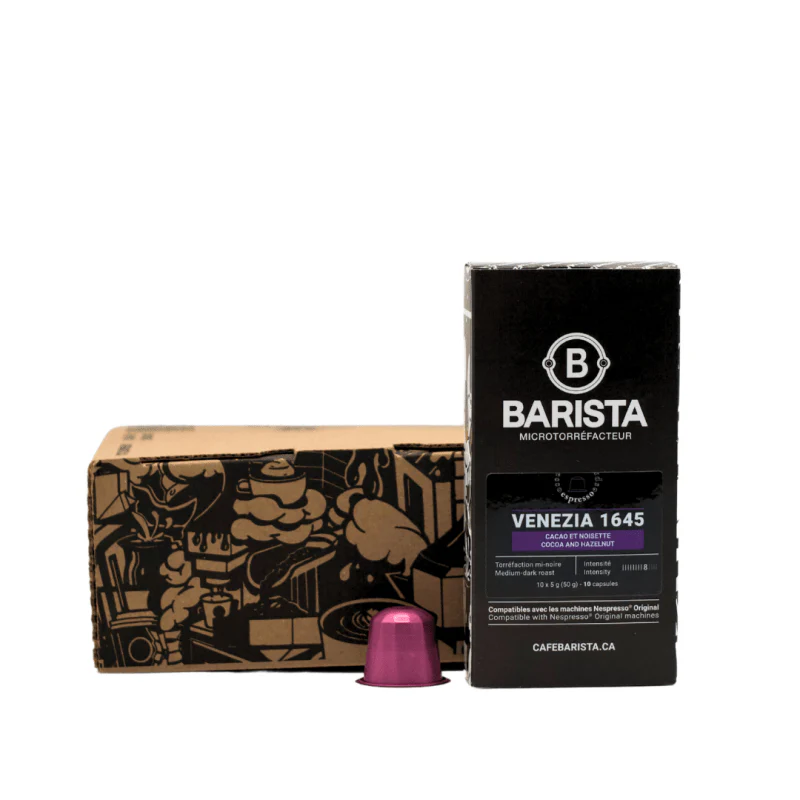 Caisse (6 boites) de capsules Venezia