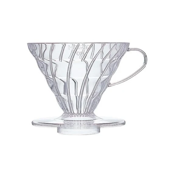 Dripper de Plastique Transparent Hario V60 - Image 3