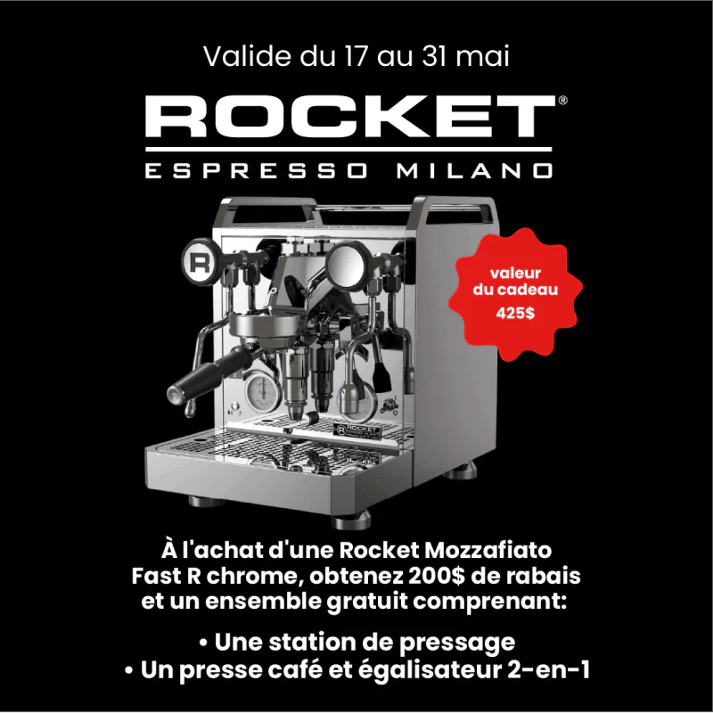 Ensemble Rocket Mozzafiato Fast R chrome et accessoires